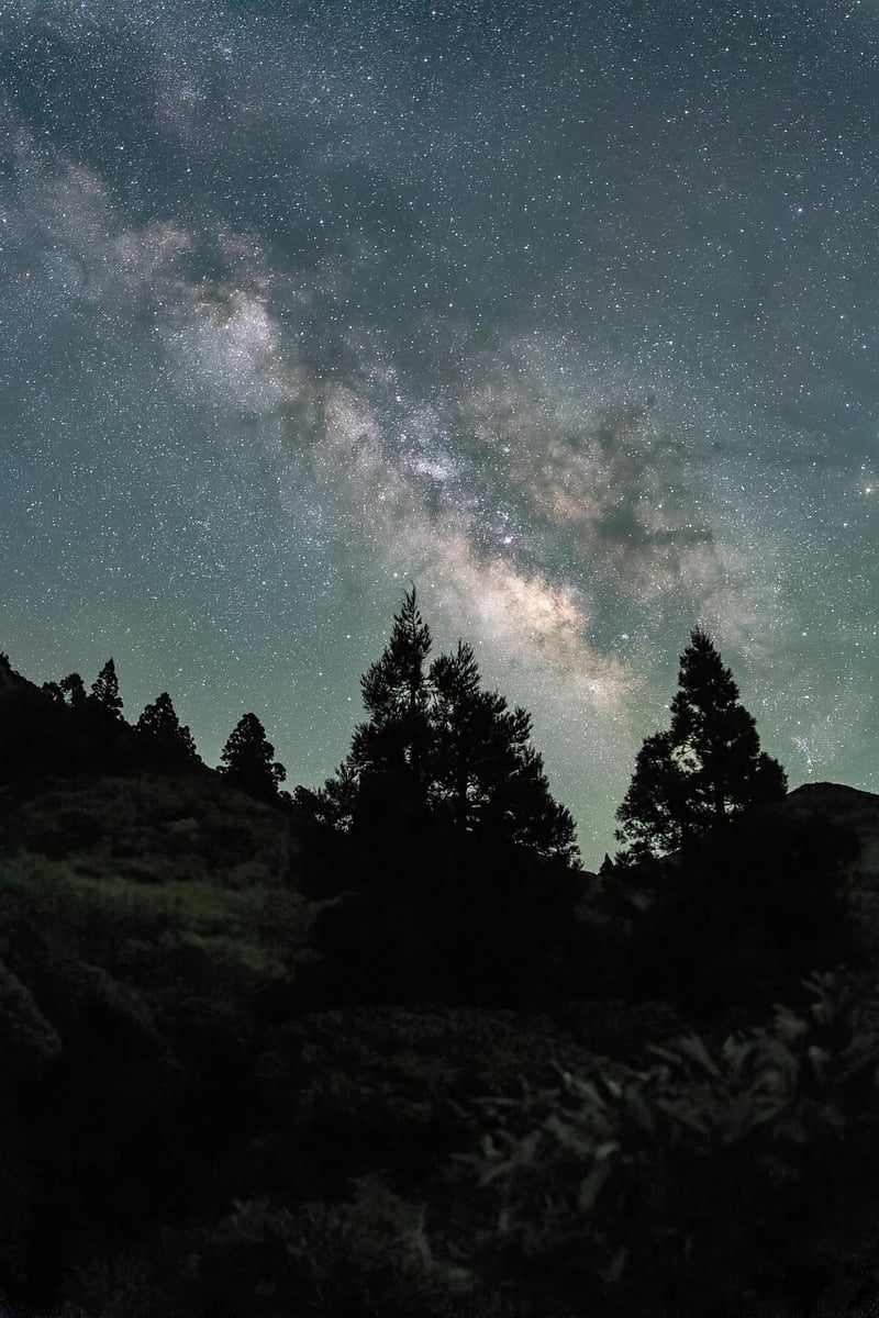 Mindful breathing under the stars